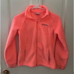 Girls Columbia fleece jacket size M